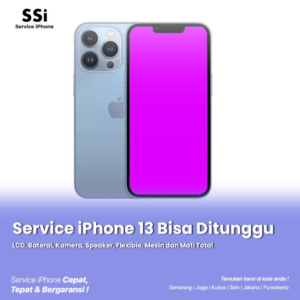 Service iPhone 13 Semarang Bisa Ditunggu